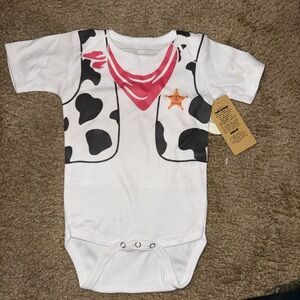 Cow Print Kids Bodysuit
